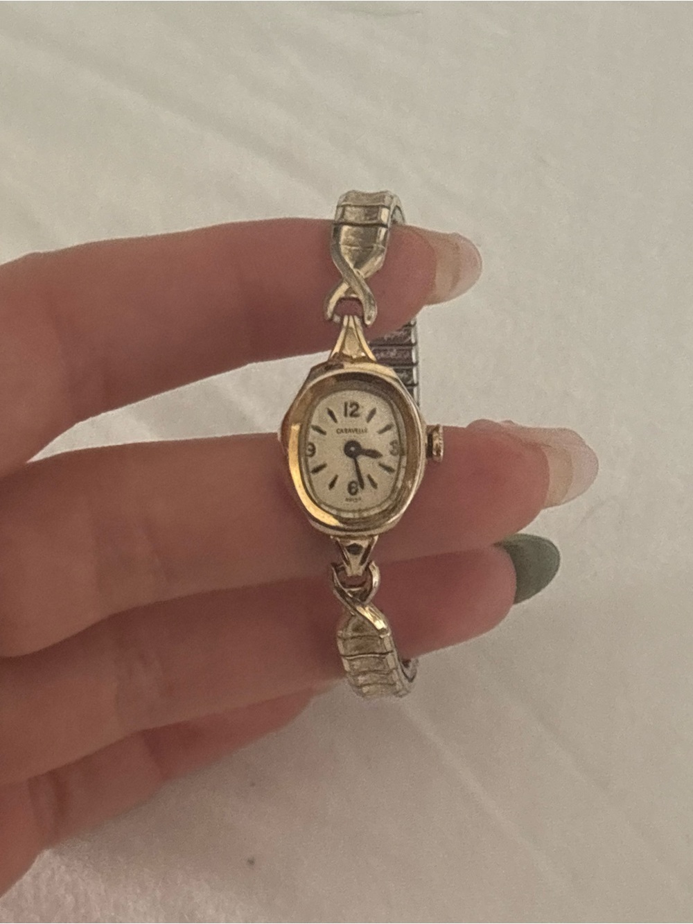 Vintage Caravelle Two-Tone Women's Bracelet Watch